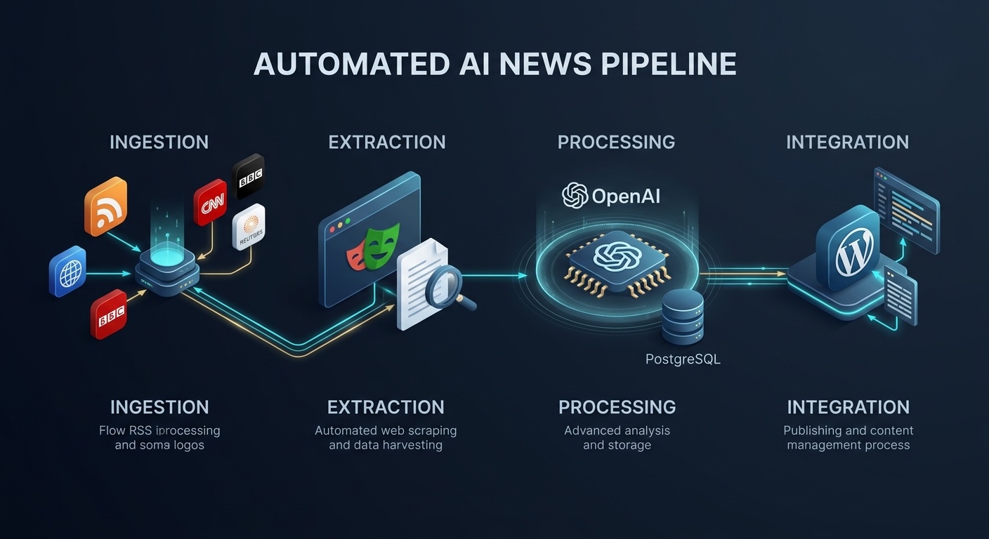 AI News Aggregator & Publisher project preview